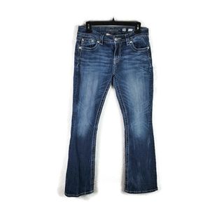 Miss Me Signature Bootcut Blue Mid-Rise Jeans